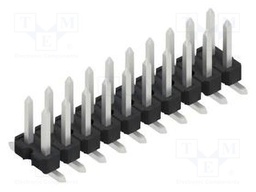 Connector: pin strips; pin header; male; PIN: 20; 2.54mm; SMT; 2x10