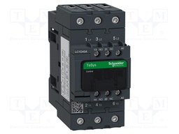 Contactor: 3-pole; NO x3; Auxiliary contacts: NO + NC; 220VAC; 40A