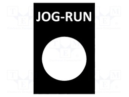 Label; control station