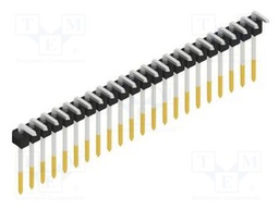 Connector: pin strips; pin header; male; PIN: 22; 2.54mm; THT; 1x22