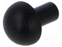 Stopper; polyamide; black; L: 14mm; -20÷100°C; Entrelec; Size: 16