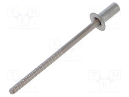 Rivet; A2 stainless steel; Rivet diam: 3.2mm; L.rivet: 8.5mm