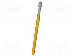 Test needle; Operational spring compression: 4mm; 5A; Ø: 2mm; 0.8N