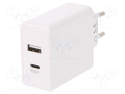 Power supply: switched-mode; voltage source; 5VDC; 5A; 28W; plug