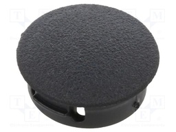 Accessories: stopper; H: 6.4mm; push-in,snap-fastener; black
