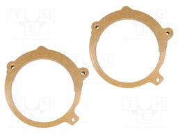 Spacer ring; MDF; 165mm; Saab; impregnated,varnished