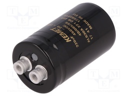 Capacitor: electrolytic; 220uF; 450VDC; Leads: screw; ESR: 502mΩ