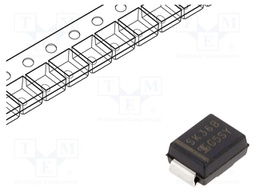 Diode: Schottky rectifying; SMB; SMD; 60V; 3A; reel,tape