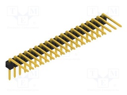 Connector: pin strips; pin header; male; PIN: 19; 2.54mm; THT; 1x19