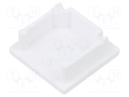 Cap for LED profiles; white; 20pcs; ABS; SMART16