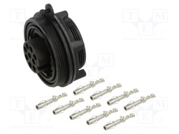 Connector: circular; socket; female; PIN: 9; 5A; 150V; IP68,IP69K