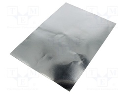 Tape: shielding; W: 210mm; L: 297mm; Thk: 0.065mm; 25N/cm; 8%