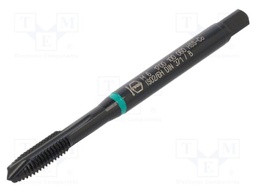 Tap; high speed steel cobalt HSS-Co; Size: 4.9mm; M6; 1m; L: 80mm
