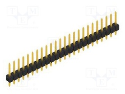 Connector: pin strips; pin header; male; PIN: 24; 2.54mm; THT; 1x24