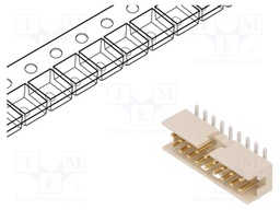 Socket; wire-board; male; Minitek; 2mm; PIN: 18; SMT; on PCBs; 2A