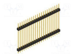 Connector: pin strips; pin header; male; PIN: 22; 2.54mm; THT; 1x22