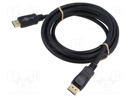 Cable; DisplayPort 2.1,HDCP 2.2; DisplayPort plug,both sides