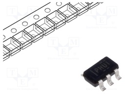 IC: voltage regulator; LDO,fixed; 3.3V; 0.2A; SOT23-5; SMD; Ch: 1