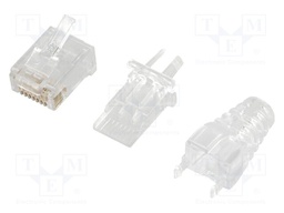 Plug; RJ45; PIN: 8; Layout: 8p8c; IDC,crimped; for cable