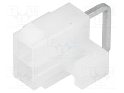 Socket; wire-board; male; MF42; 4.2mm; PIN: 2; THT; mounting holes