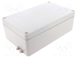 Enclosure: multipurpose; X: 160mm; Y: 260mm; Z: 90mm; ATEX; aluminium