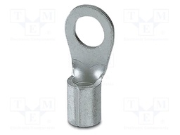 Non-insulated; Body: silver; Tip: ring