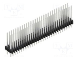 Connector: pin strips; pin header; male; PIN: 58; 1.27mm; THT; 2x29