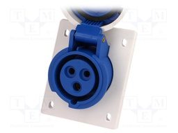 Connector: AC supply; socket; female; 16A; 400VAC; IEC 60309; IP67