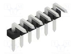 Connector: pin strips; pin header; male; PIN: 6; 2mm; THT; 1x6; 100V