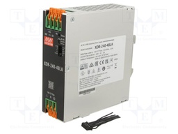 Power supply: switching; for DIN rail mounting; XDR-240