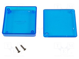 Enclosure: multipurpose; X: 60mm; Y: 60mm; Z: 15mm; 1551 MINI; ABS