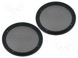 Loudspeaker grille; 165mm; metal