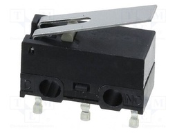 Microswitch SNAP ACTION; with lever; SPDT; 0.1A/30VDC; ON-(ON)