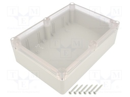 Enclosure: multipurpose; X: 126mm; Y: 176mm; Z: 57mm; ABS; grey; IP65