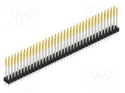 Connector: pin strips; pin header; male; PIN: 72; 2.54mm; THT; 2x36