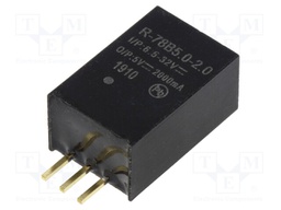Converter: DC/DC; 10W; Uin: 6.5÷32V; Uout: 5VDC; Iout: 2A; SIP3; 4g