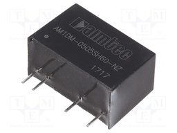 Converter: DC/DC; 1W; Uin: 4.5÷5.5V; 5VDC; Iout: 200mA; SIP7; 4.2g