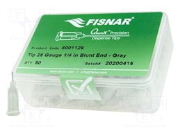 Needle: steel; 0.25"; Size: 28; straight; 0.19mm