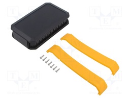 Enclosure: multipurpose; X: 88mm; Y: 146mm; Z: 33mm; WH; ABS; black