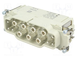 Connector: rectangular; male; Han Com; PIN: 12(6+6); size 24B