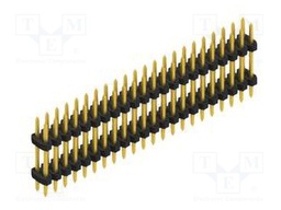 Connector: pin strips; pin header; male; PIN: 44; 2mm; THT; 2x22