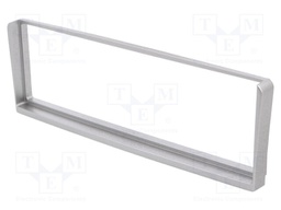 Radio mounting frame; Alfa Romeo; 1 DIN; silver