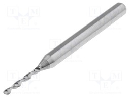 Drill bit; PCB; Ø: 1.25mm; L: 38.2mm; Working part len: 8.5mm