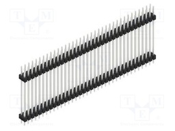 Connector: pin strips; pin header; male; PIN: 72; 2.54mm; THT; 2x36