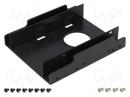 Hard discs housing: 2,5" / 3,5"; 122x100x25mm