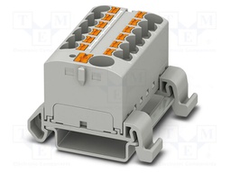 Splice terminal: rail; 32A; 800V; push-in; PA; 0.2÷6mm2; W: 46.3mm
