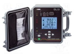 Meter: power logger; LCD; VAC: 10÷1000V; VDC: 100÷1000V; -20÷50°C