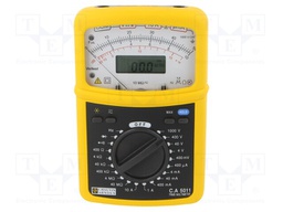 Analogue multimeter; LCD (4000),analogue,with a backlit; 500g