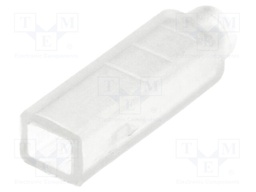 Terminals cover; female; for push-on 2,8mm connectors; ways: 1