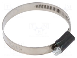 Worm gear clamp; W: 9mm; Clamping: 58Ć·75mm; steel; ST; W1; DIN 3017
